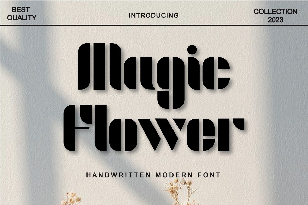 フォント Magic Flower