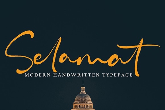 フォント Selamat