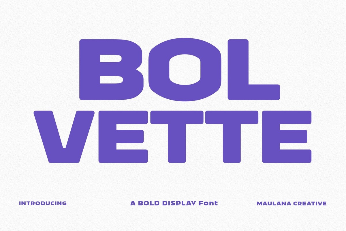 フォント Bolvette