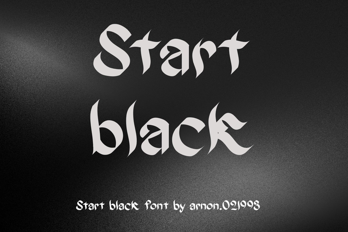 フォント Start Black