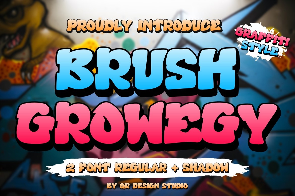 フォント Brush Growegy