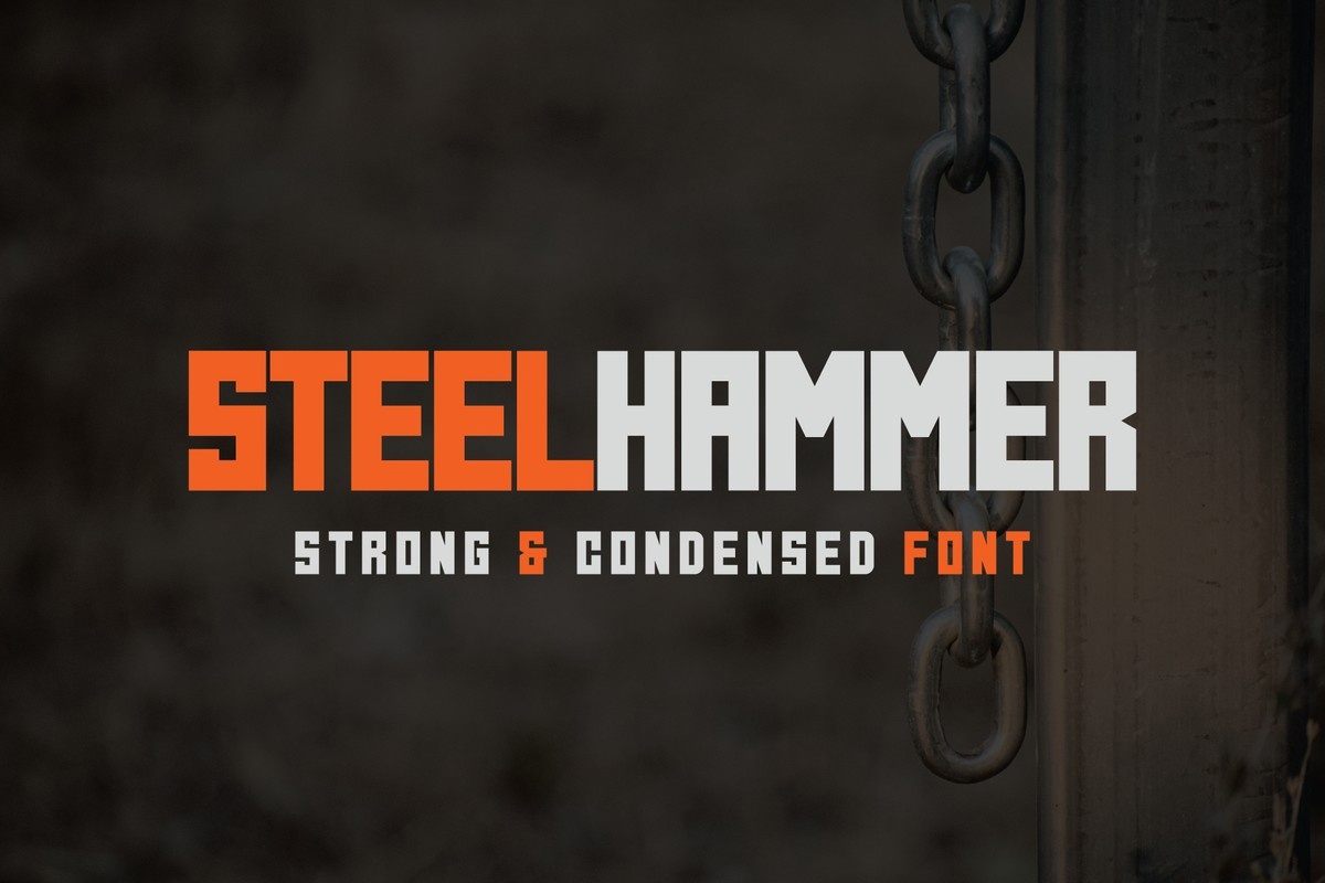 フォント Steel Hammer