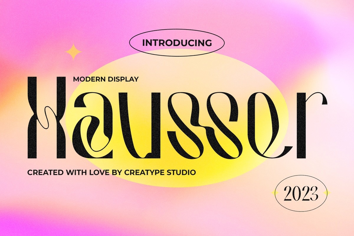 フォント Hausser