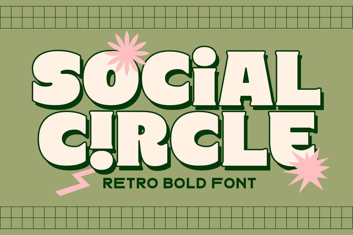 フォント Social Circle