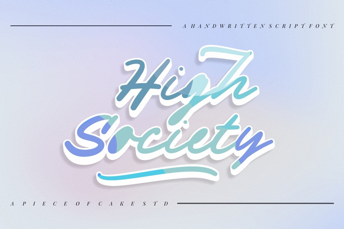 フォント High Society