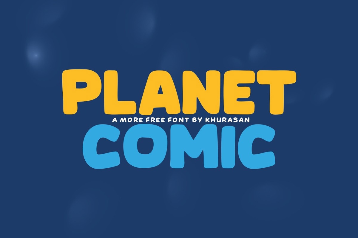フォント Planet Comic