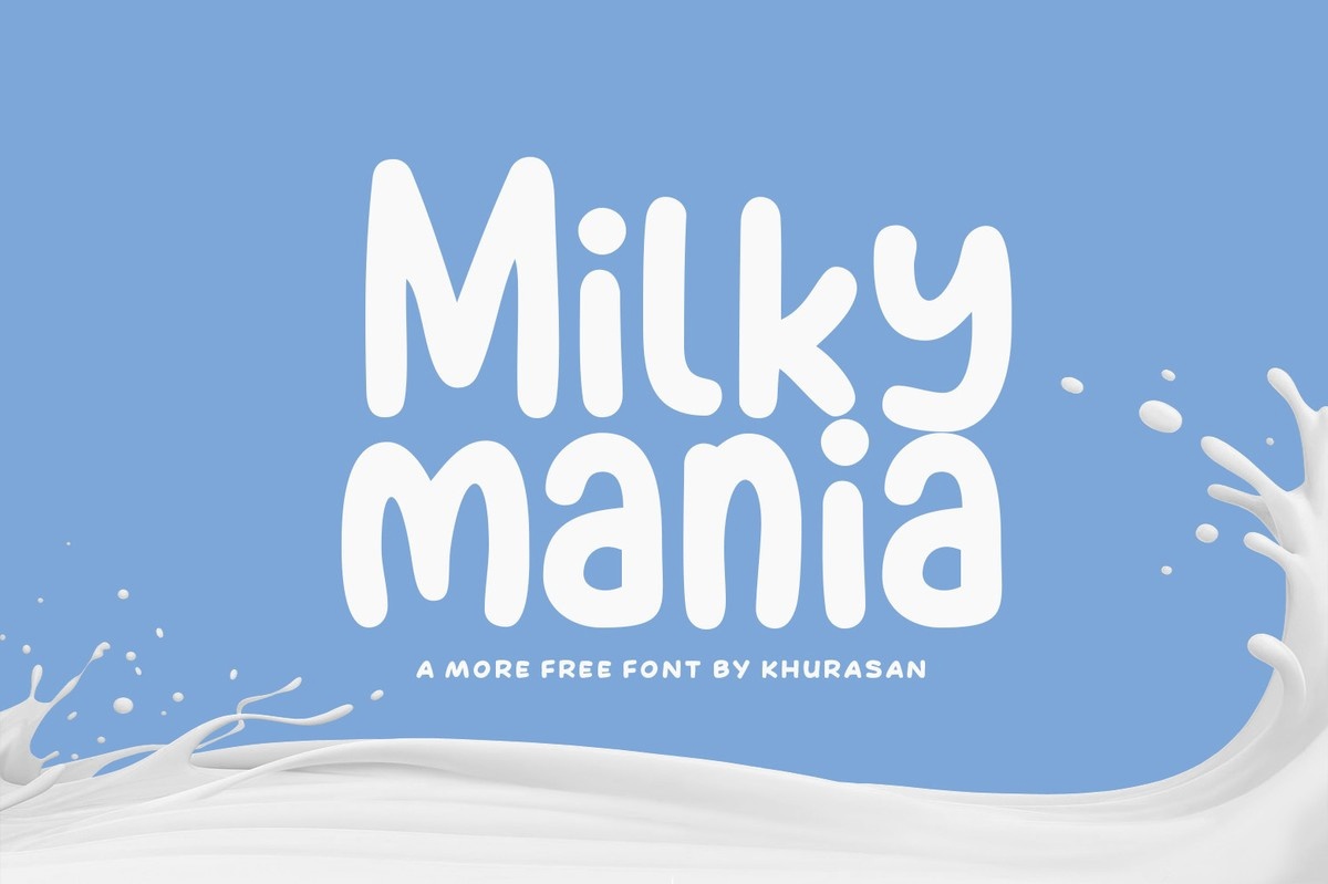 フォント Milky Mania