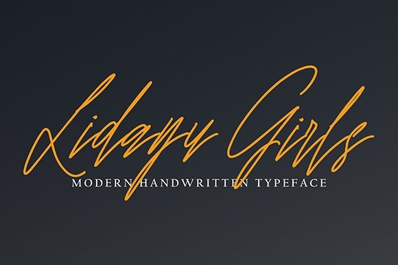 フォント Lidayu Girl