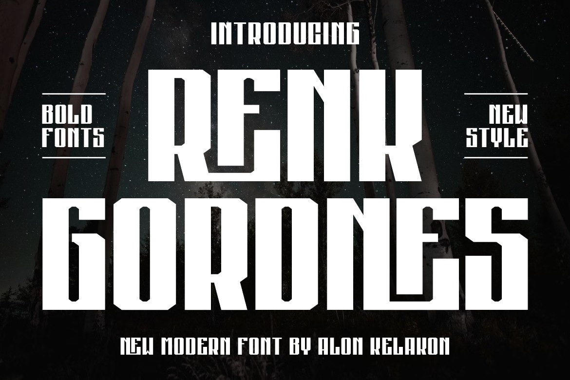 フォント Renk Gordnes