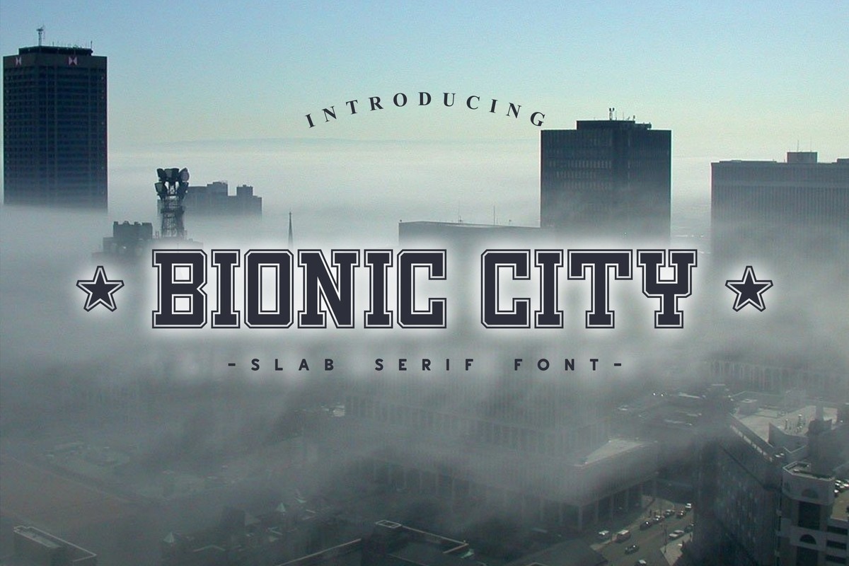 フォント Bionic City