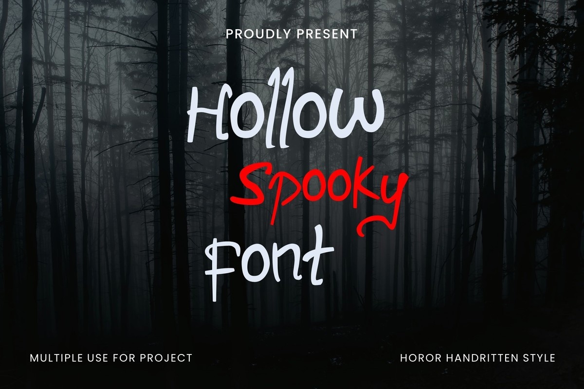 フォント Hollow Spooky