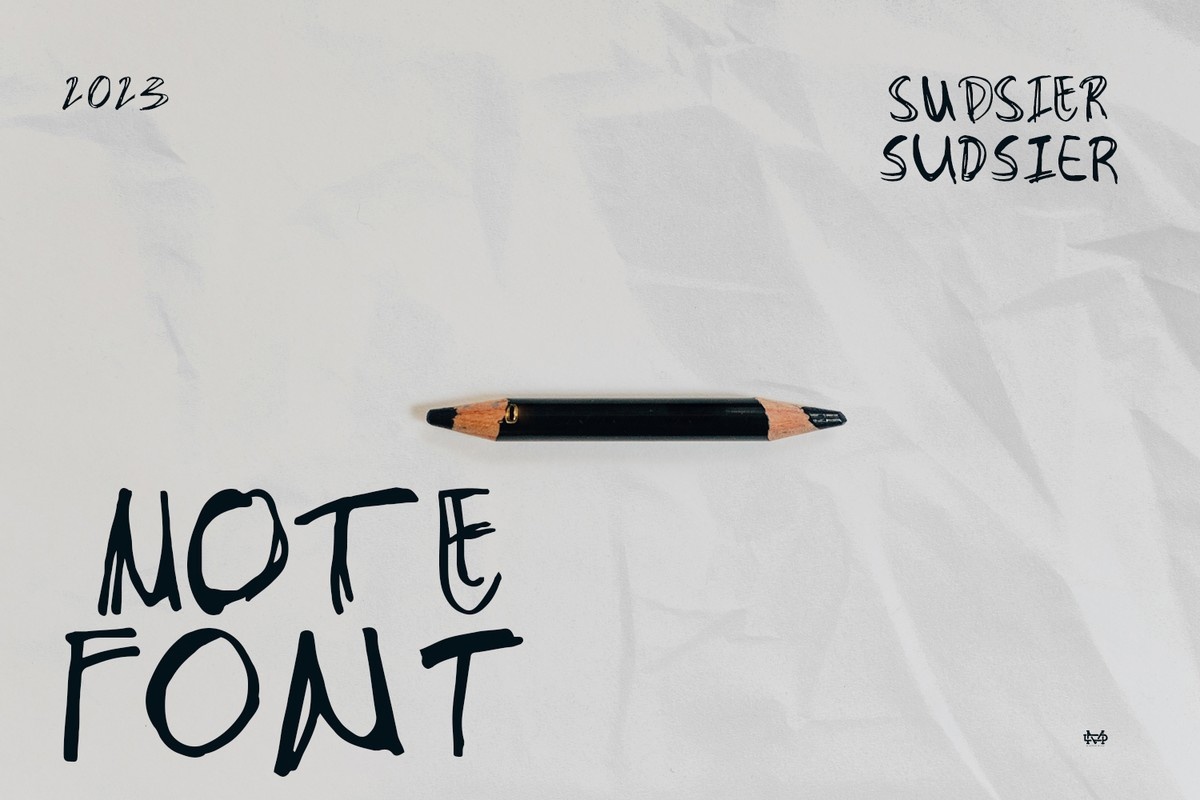 フォント Sudsier