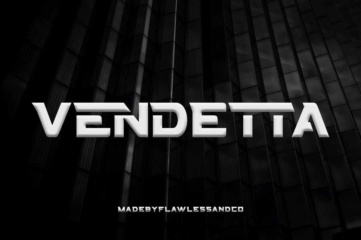 フォント Vendetta