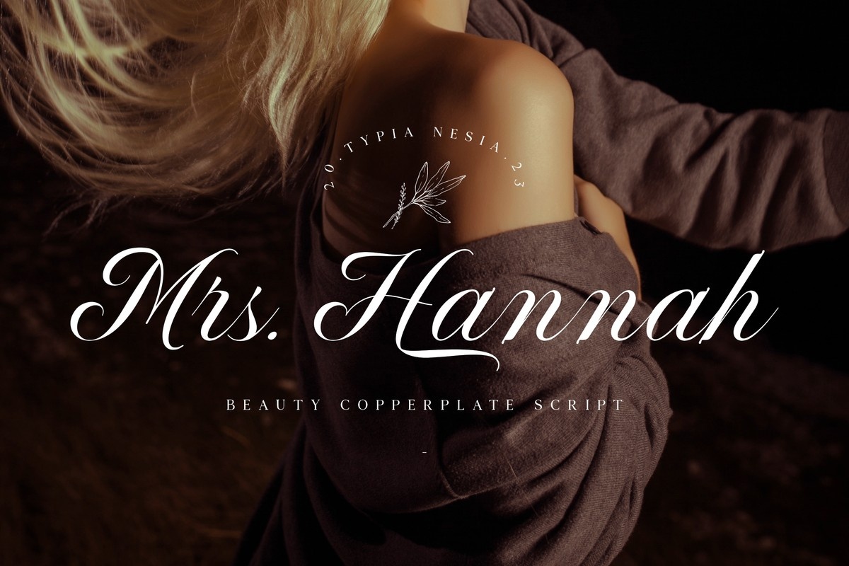フォント Mrs Hannah