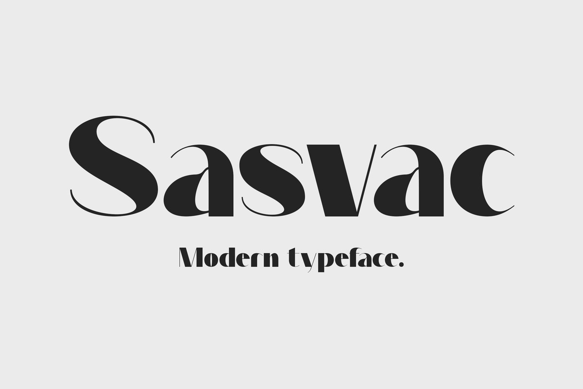フォント Sasvac