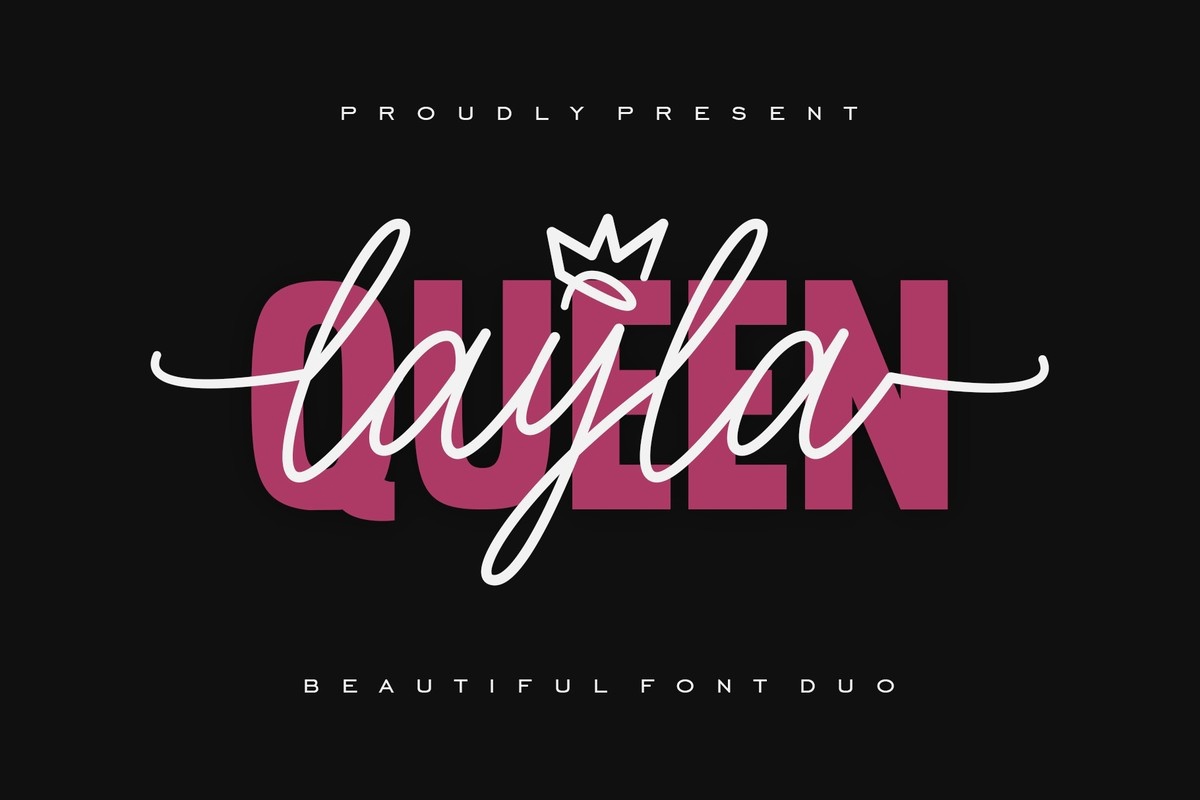 フォント Queen Layla