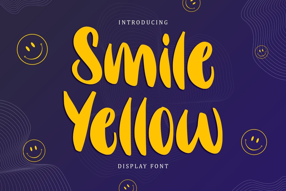 フォント Smile Yellow