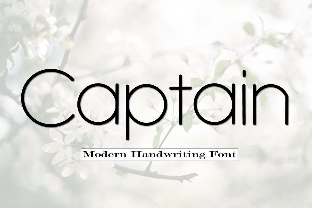 フォント Captain