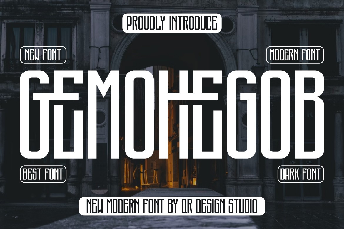 フォント Gemohegob