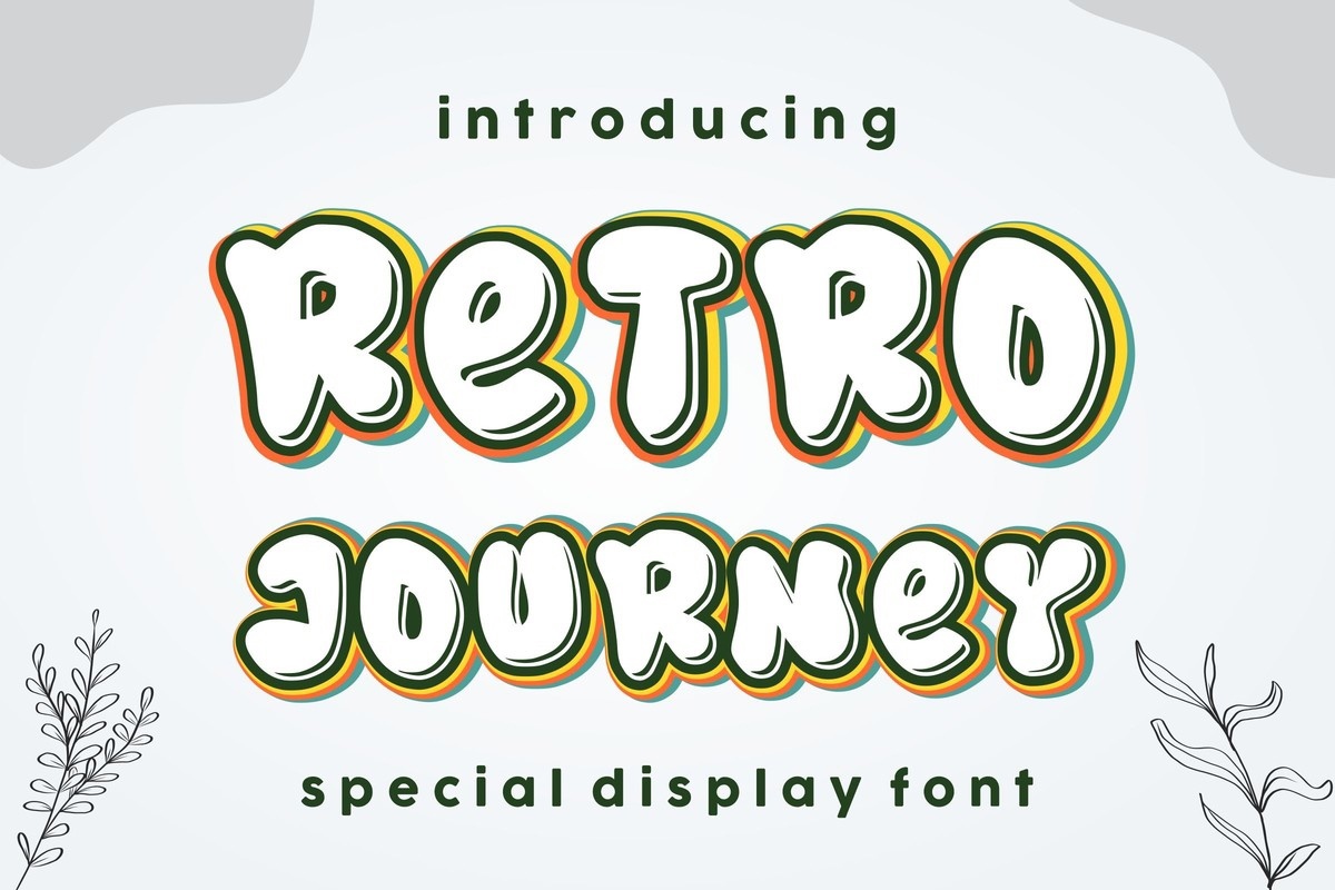 フォント Retro Journey
