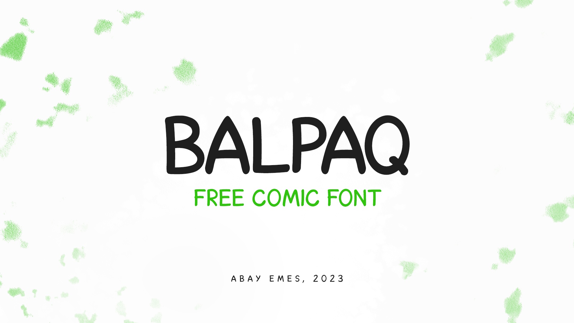 フォント Balpaq