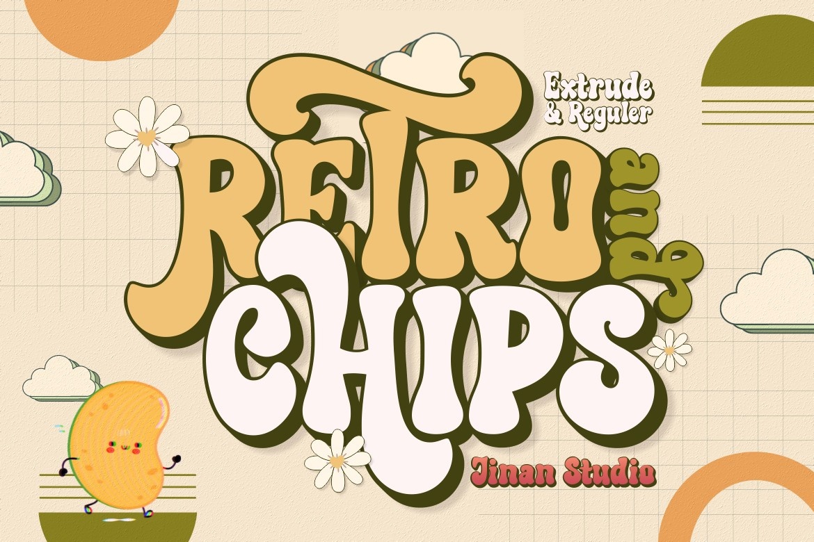 フォント Retro and Chips