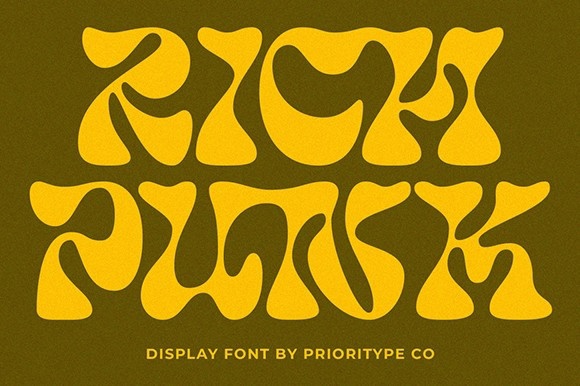 フォント Rich Punk