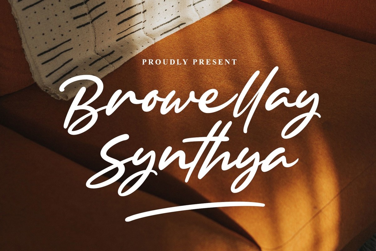 フォント Browellay Synthya