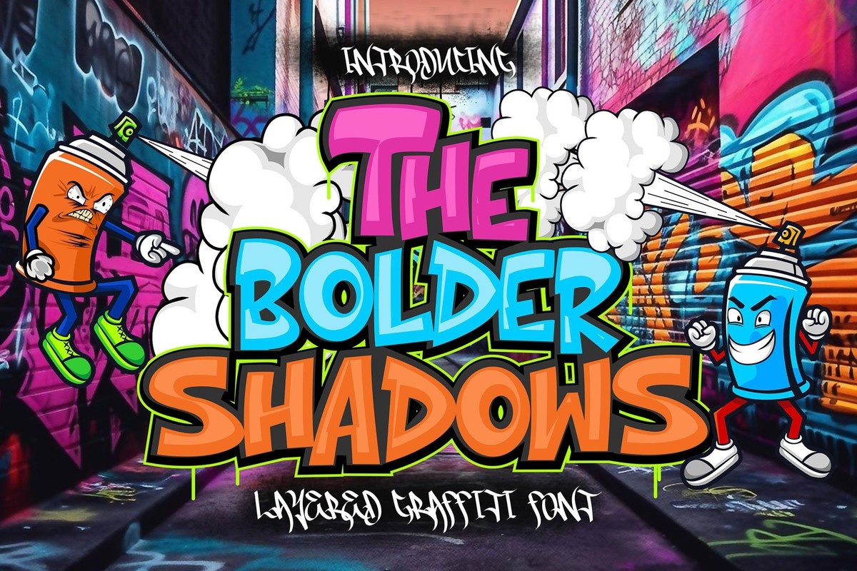 フォント The Bolder Shadow
