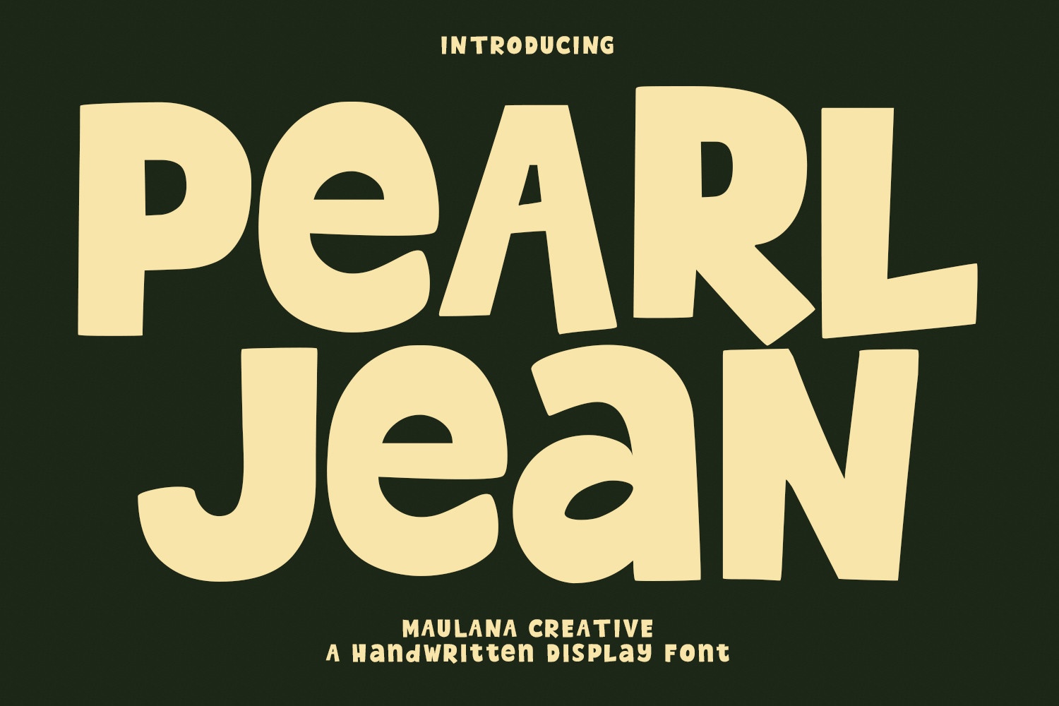 フォント Pearl Jean