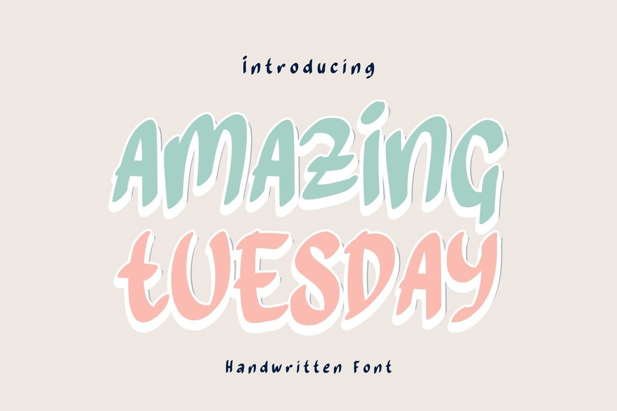 フォント Amazing Tuesday