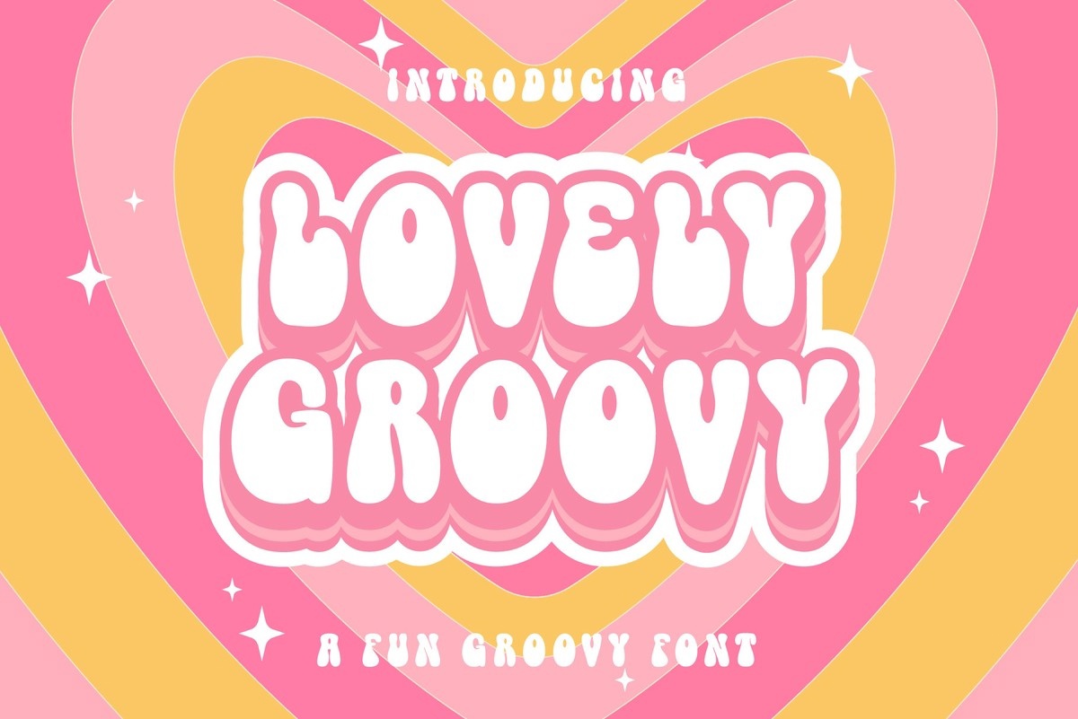 フォント Lovely Groovy