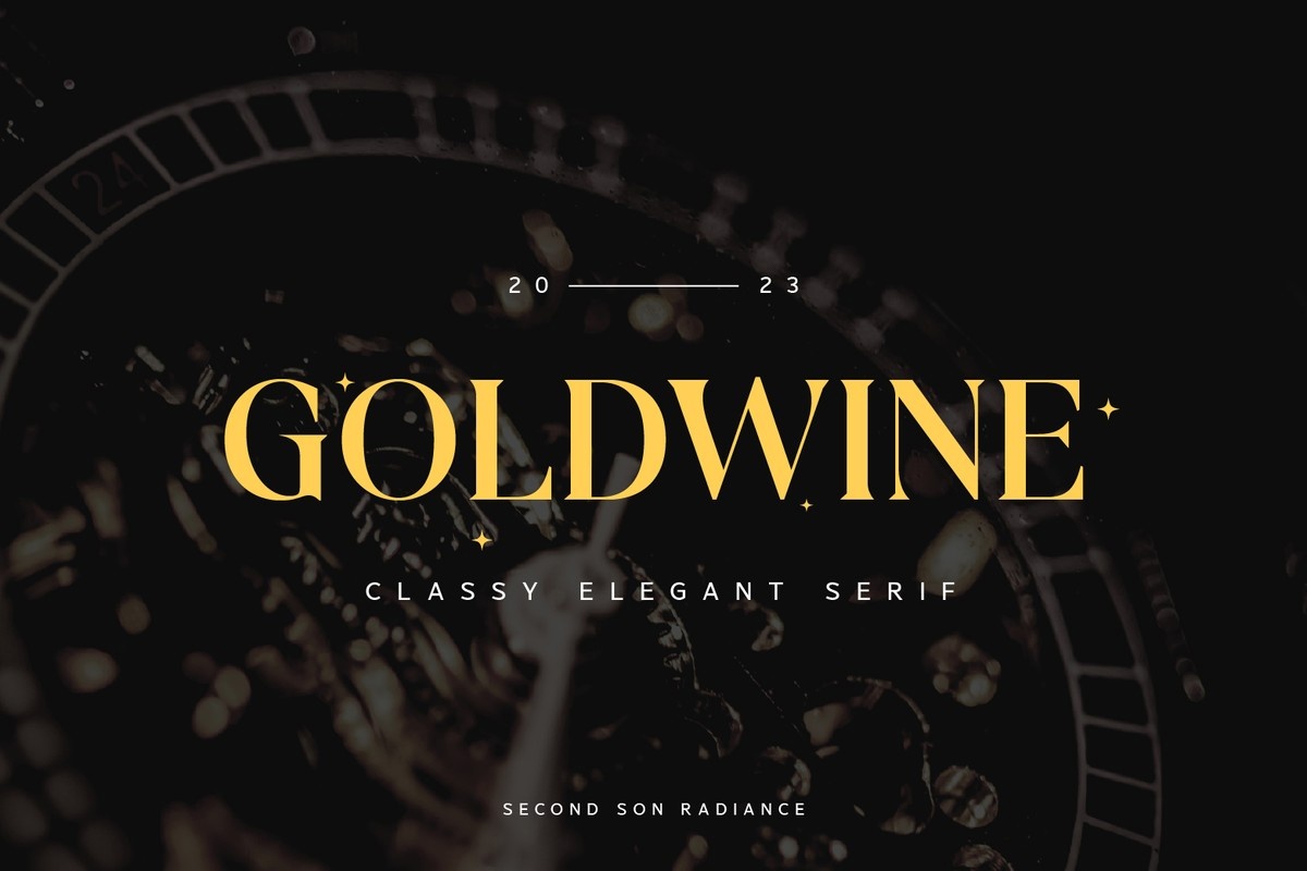 フォント Goldwine