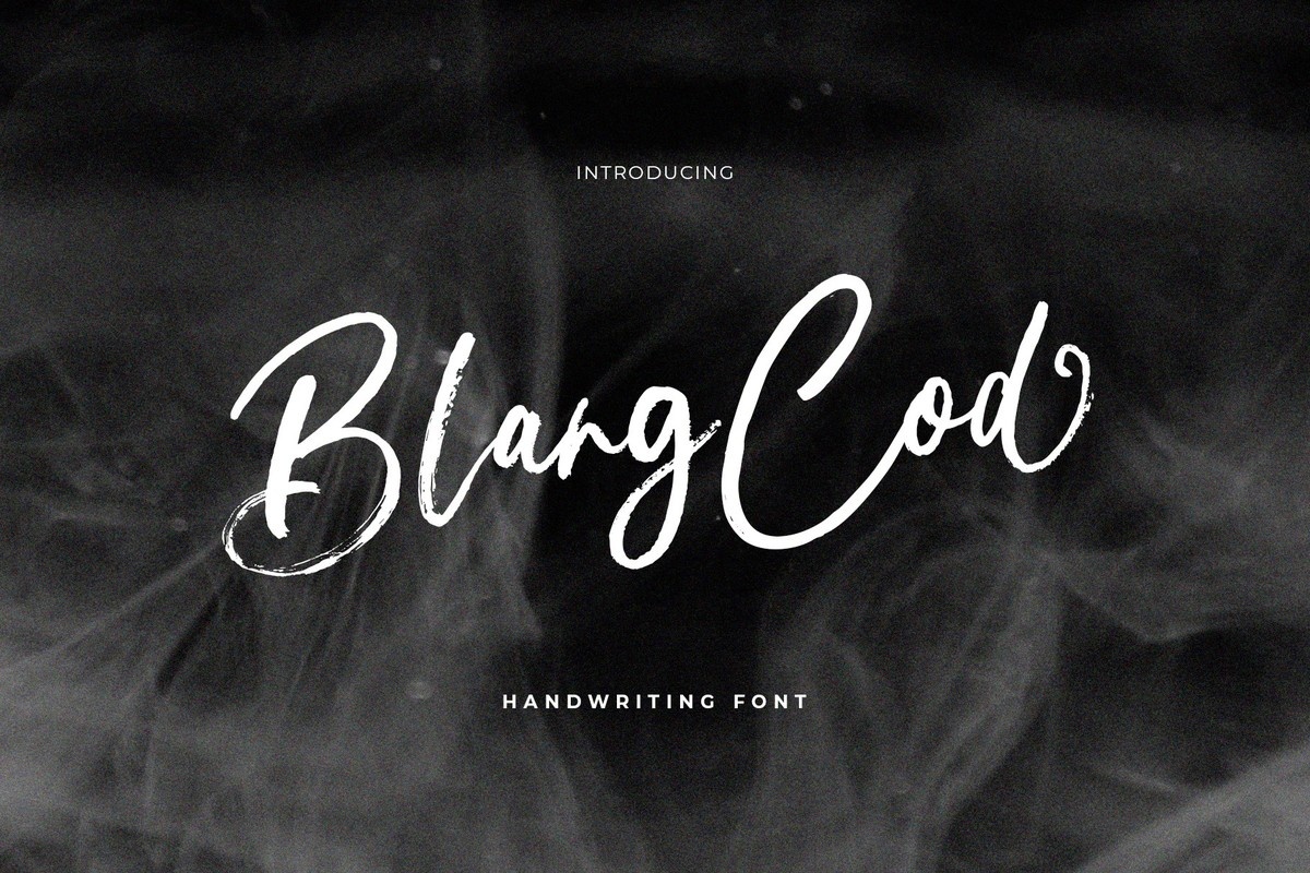 フォント Blang Cod