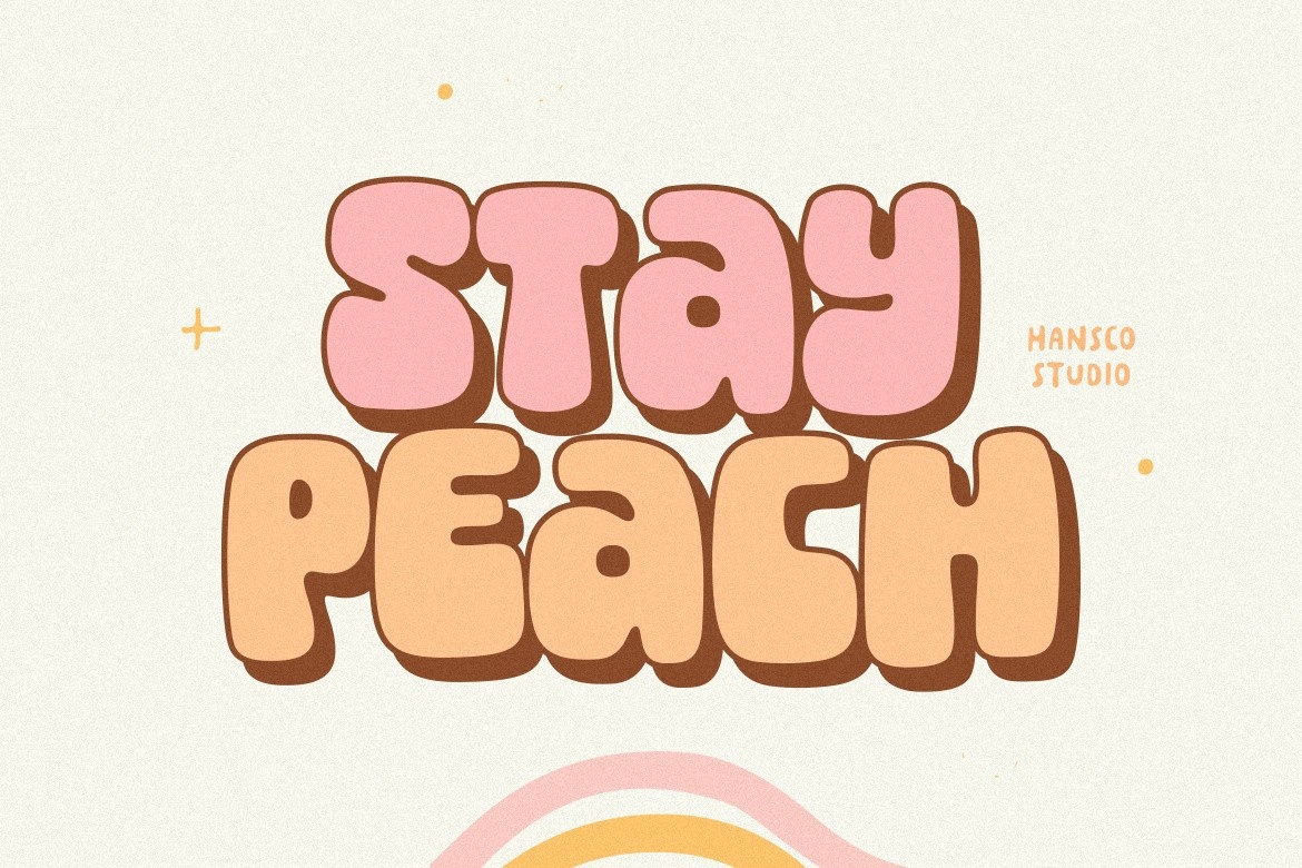 フォント Stay Peach
