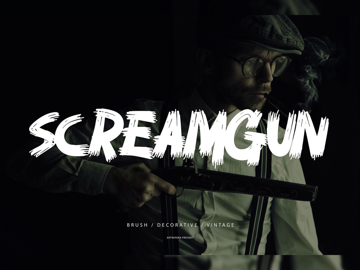 フォント Screamgun