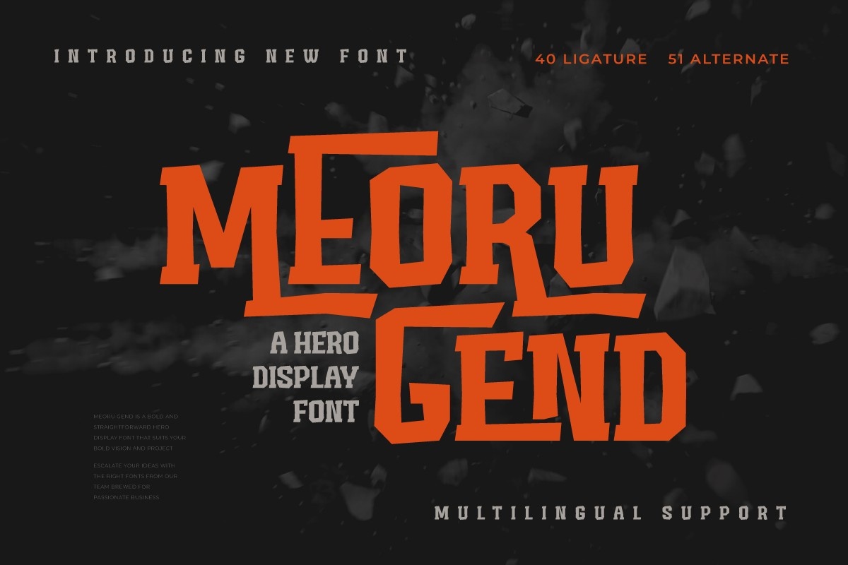 フォント Meoru Gend