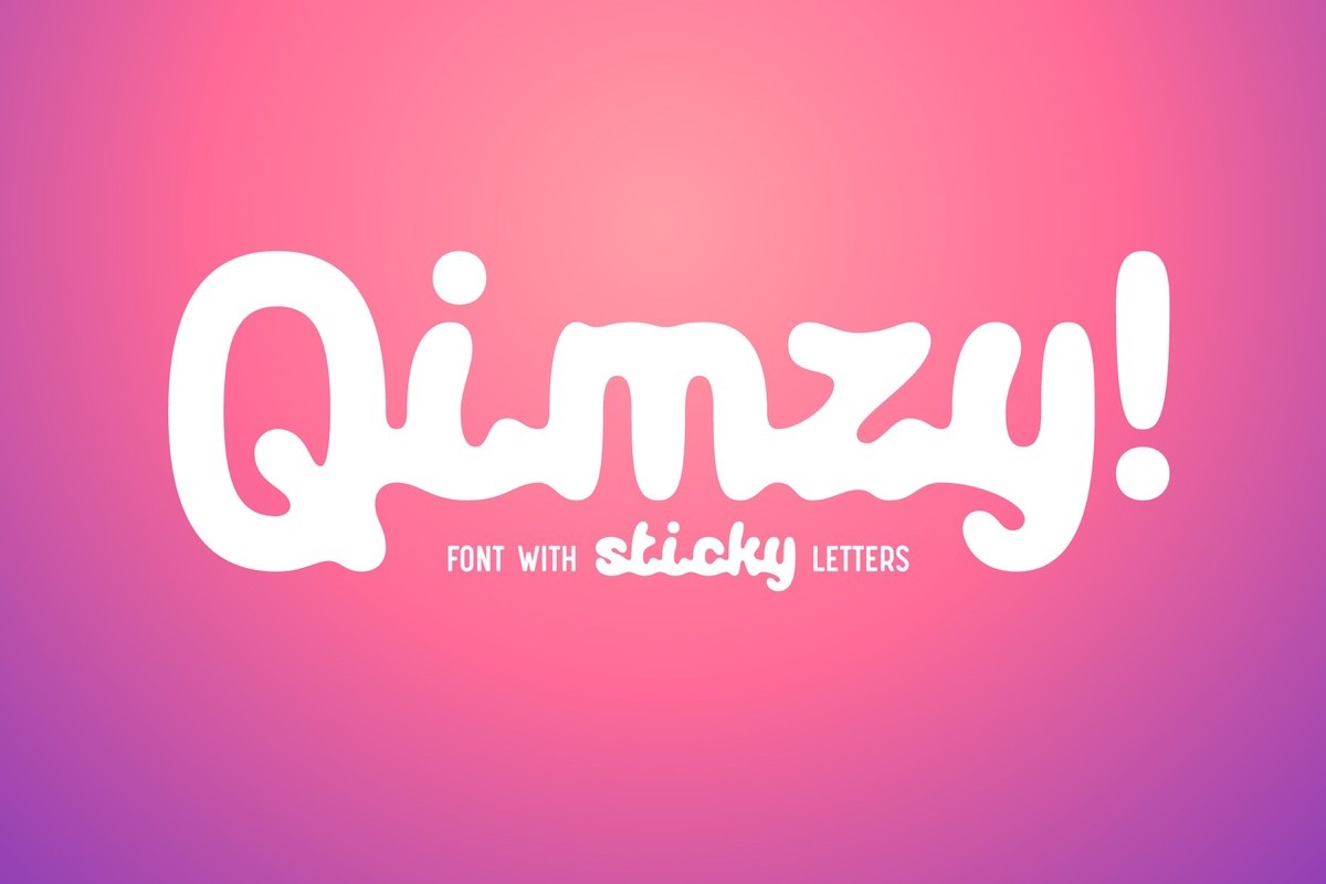 フォント Qimzy