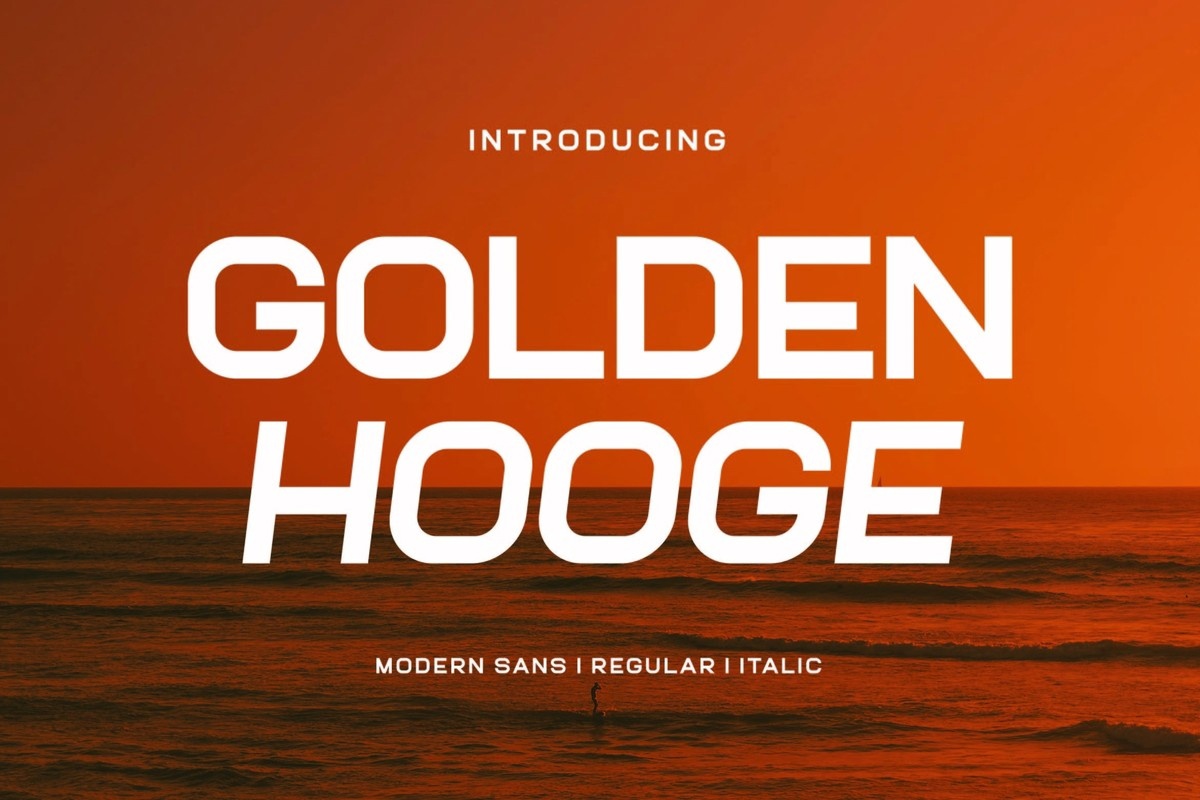 フォント Golden Hooge