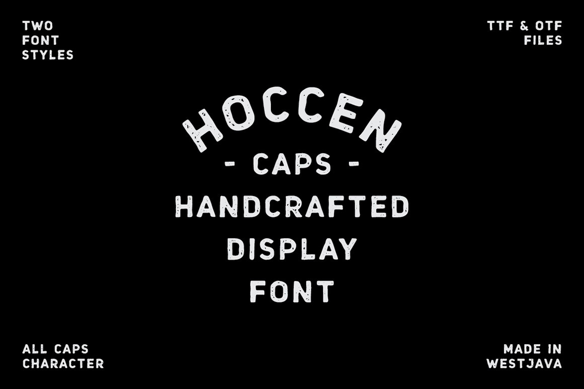 フォント Hoccen Caps