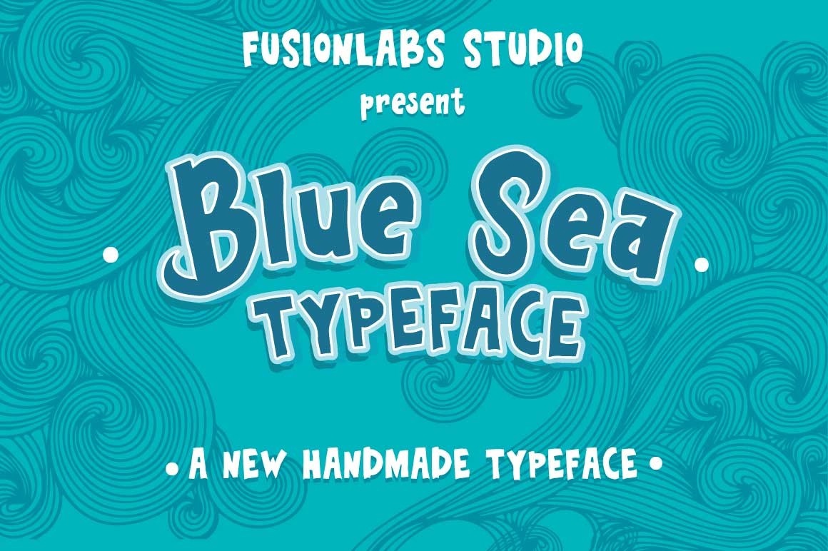 フォント Blue Sea Typeface