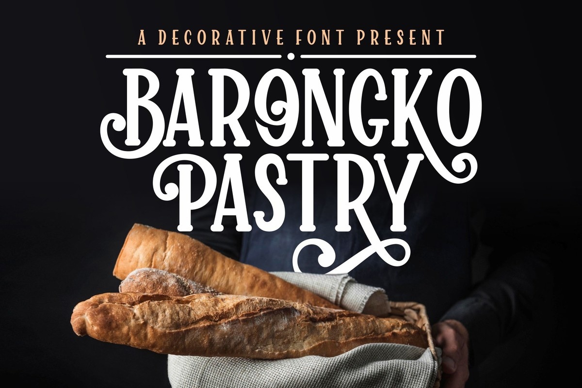 フォント Barongko Pastry