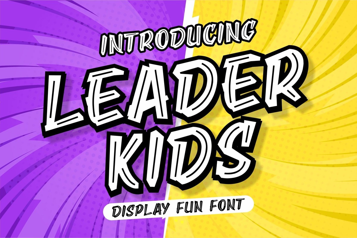 フォント Leader Kids