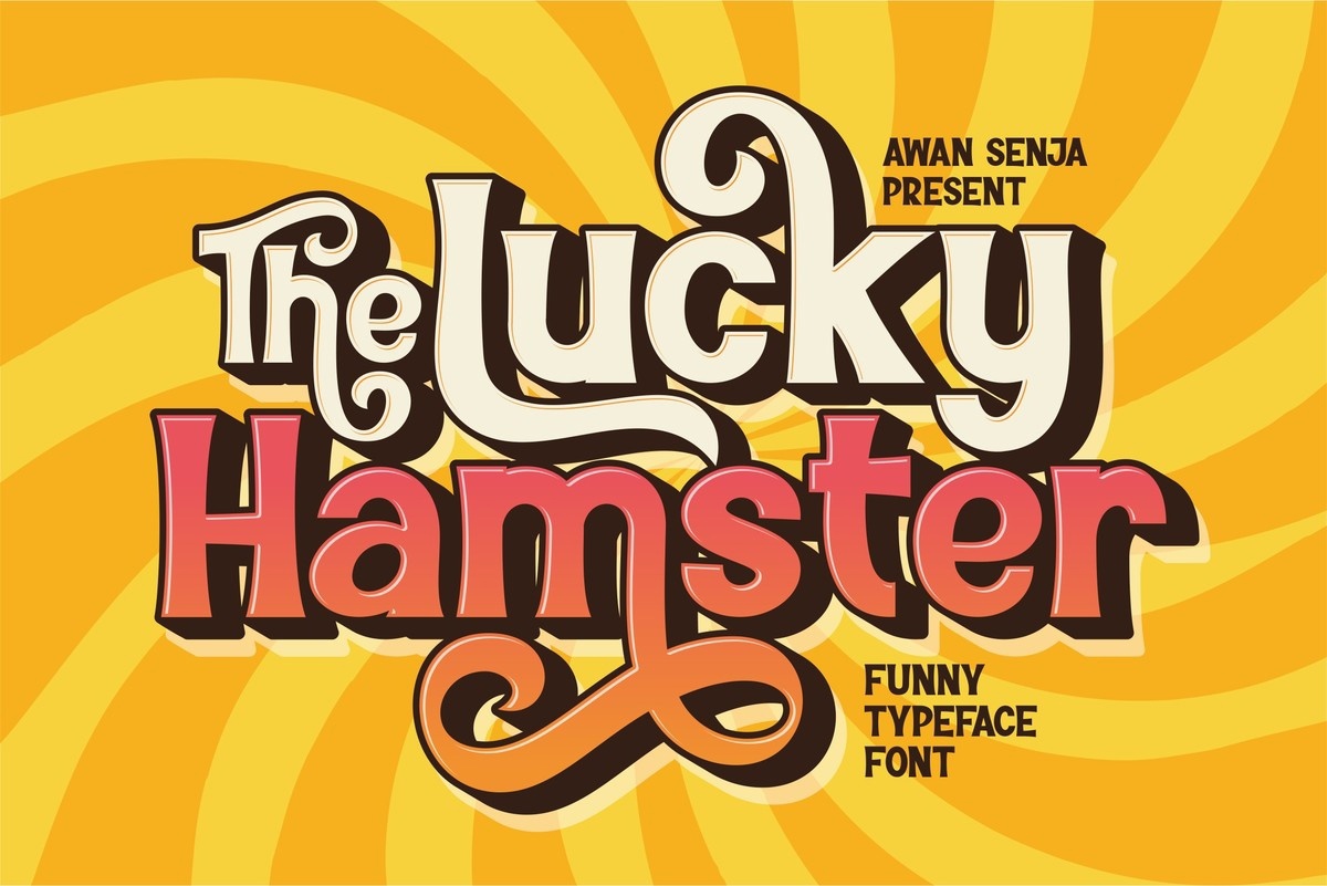 フォント The Lucky Hamster