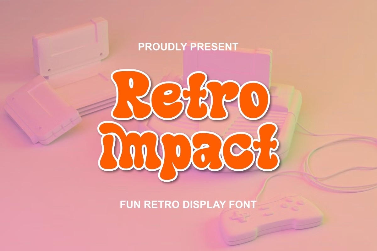 フォント Retro Impact