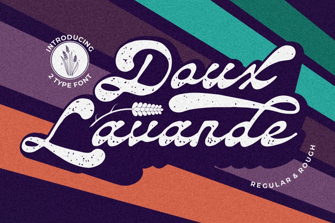 フォント Daux Lavande