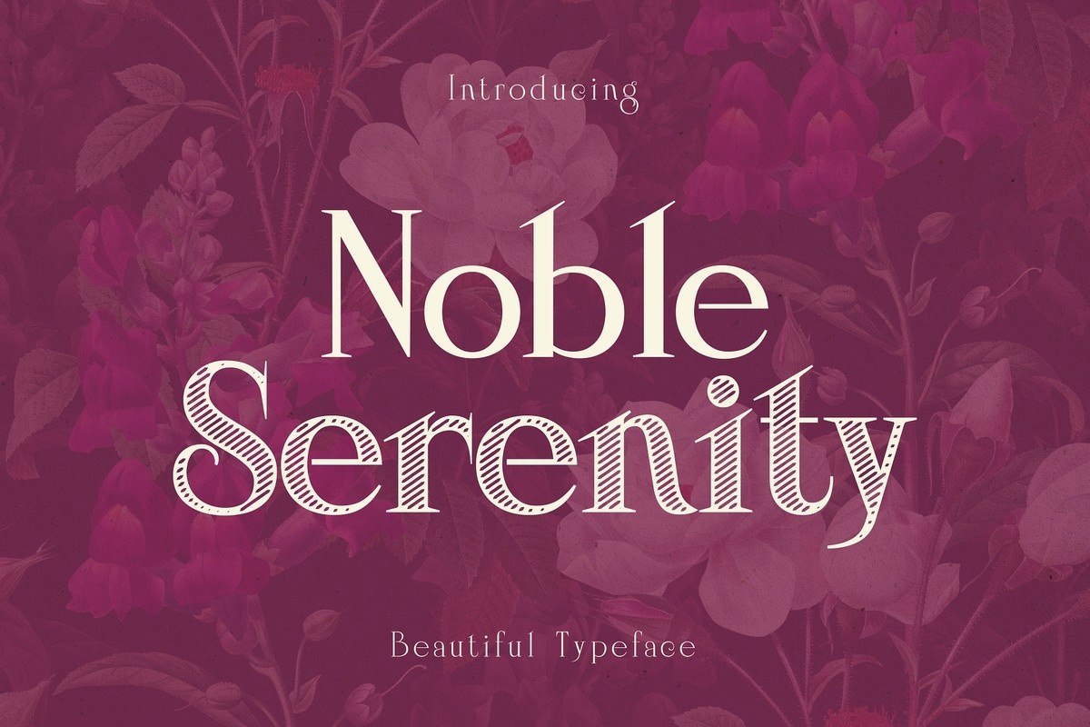 フォント Noble Serenity