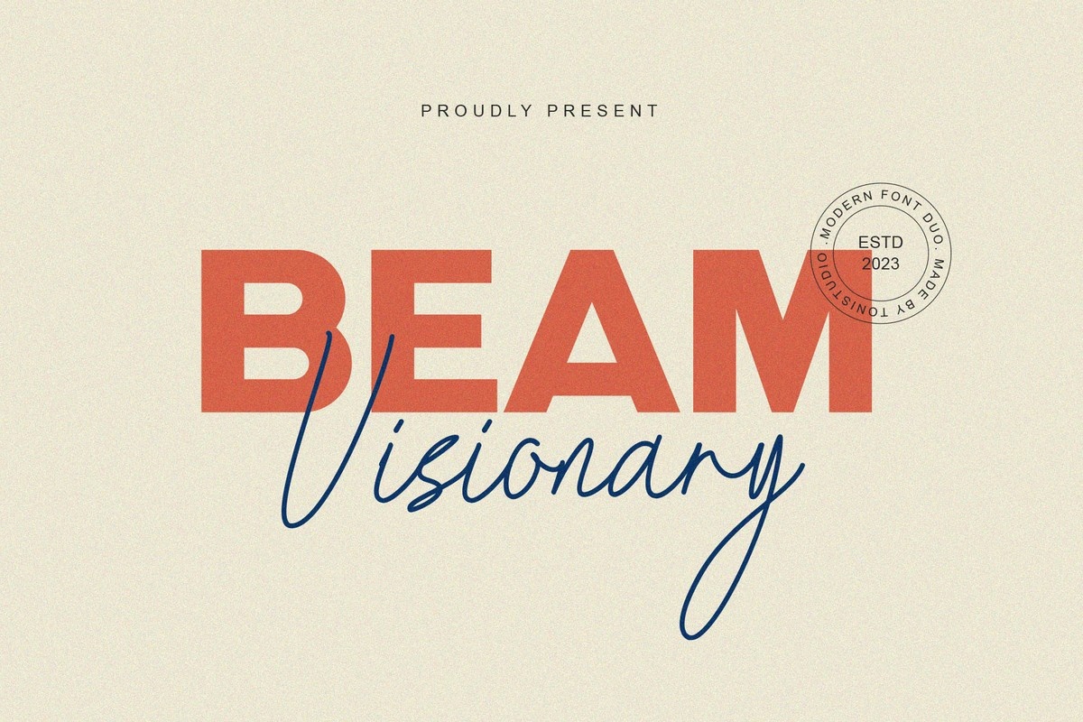 フォント Beam Visionary