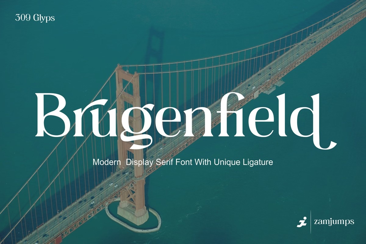フォント Brugenfield