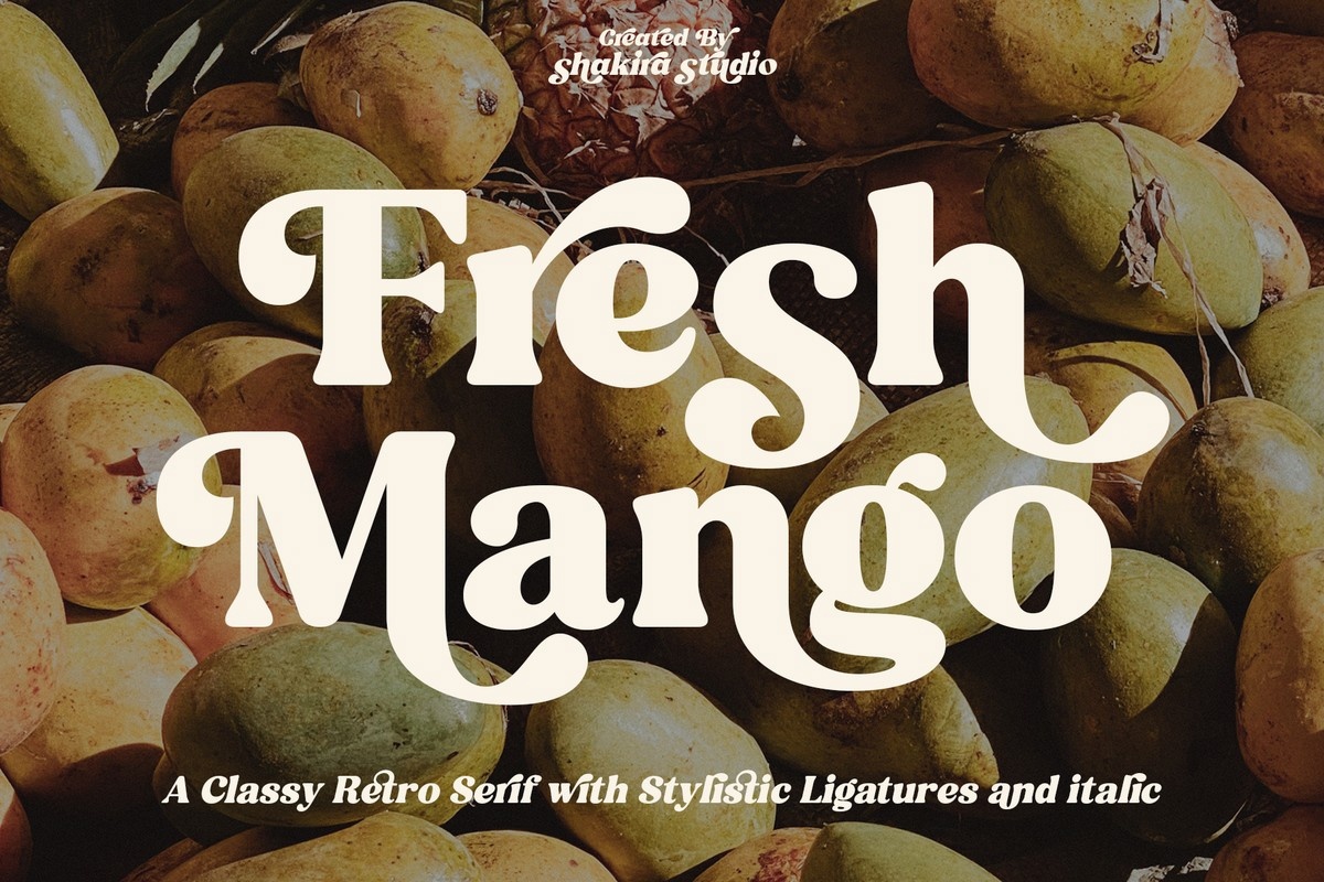 フォント Fresh Mango
